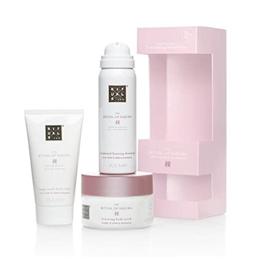 RITUALS Gift Set for Women by The Ritual of Sakura, Sample Set - With Rice Milk & Cherry Blossom - Skincare & Renewal Properties, White, 3.0 pcs, 0.77 pounds on Sale
